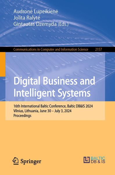 Produktbild: Digital Business and Intelligent Systems
