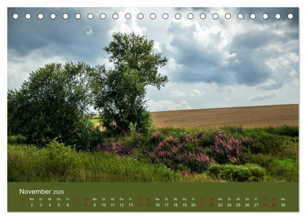 Produktbild: Sommerlichter - Stimmungsvolle Landschaftsbilder (Tischkalender 2026 DIN A5 quer), CALVENDO Monatskalender