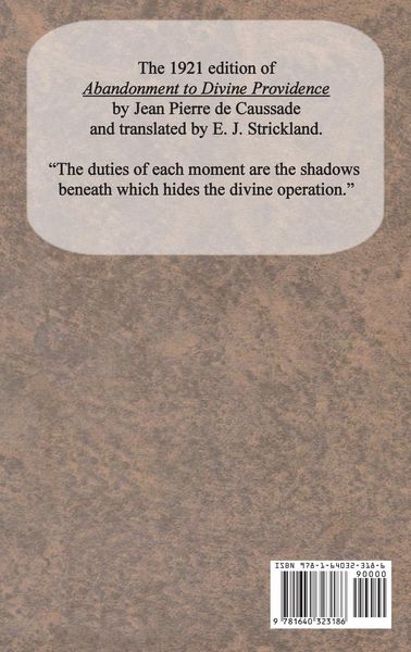 Produktbild: Abandonment to Divine Providence