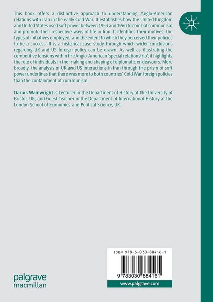 Produktbild: American and British Soft Power in Iran, 1953-1960