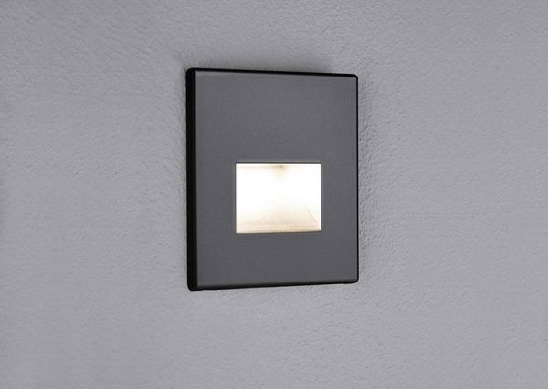 Produktbild: Paulmann 93094 Wand EBL Edge LED-Wandeinbauleuchte LED Schwarz (matt)