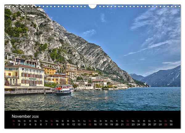 Produktbild: BENACO - Gardasee-Impressionen (Wandkalender 2026 DIN A3 quer), CALVENDO Monatskalender