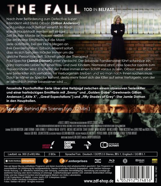 Produktbild: The Fall - Tod in Belfast/Staffel 1 - Uncut [2 BRs]