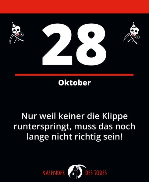 Produktbild: Der schwarze Kalender