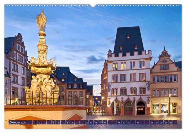 Produktbild: R&Ouml;MERSTADT TRIER (hochwertiger Premium Wandkalender 2026 DIN A2 quer), Kunstdruck in Hochglanz