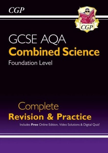 Produktbild: New GCSE Combined Science AQA Foundation Complete Revision & Practice with CGP RevisionHub
