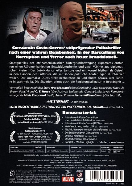 Produktbild: Der unsichtbare Aufstand (Filmjuwelen)