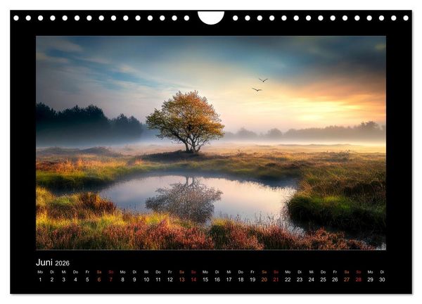 Produktbild: Geheimnisvolle Wildnis Deutschlands (Wandkalender 2026 DIN A4 quer), CALVENDO Monatskalender