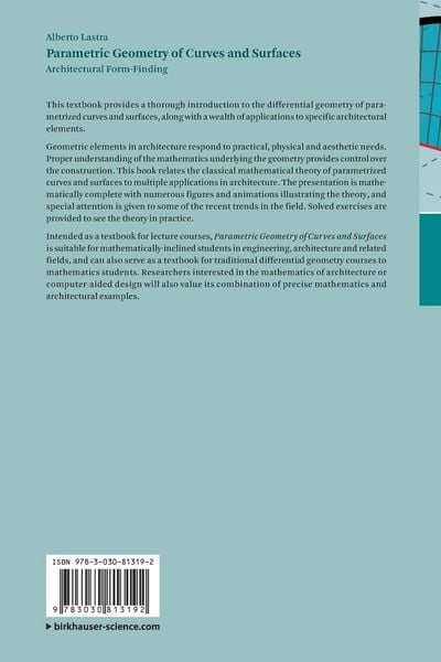 Produktbild: Parametric Geometry of Curves and Surfaces