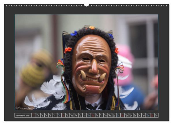 Produktbild: Narrentag Viererbund 2026 (Wandkalender 2026 DIN A2 quer), CALVENDO Monatskalender