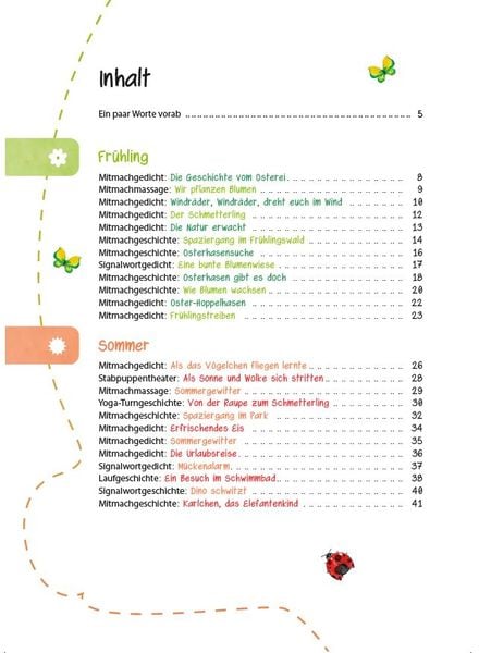Produktbild: Das Kita-Jahreszeitenbuch: Mitmachgeschichten & Mitmachgedichte