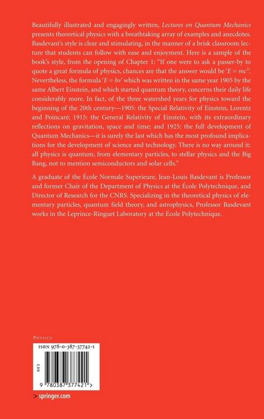 Produktbild: Lectures on Quantum Mechanics
