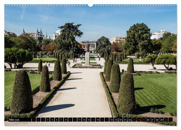 Produktbild: Madrid - Stadtansichten (Wandkalender 2026 DIN A2 quer), CALVENDO Monatskalender