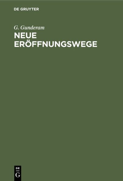Produktbild: Neue Er&ouml;ffnungswege