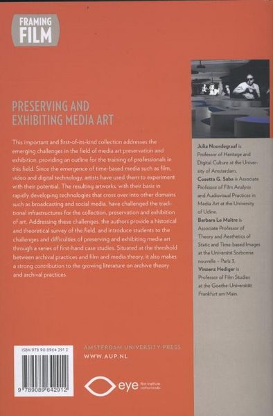 Produktbild: Preserving and Exhibiting Media Art