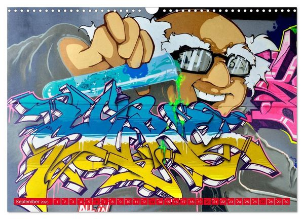 Produktbild: Graffiti ist Kult (Wandkalender 2026 DIN A3 quer), CALVENDO Monatskalender