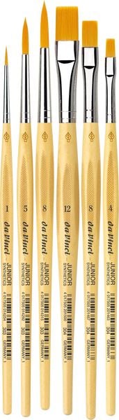 Produktbild: da Vinci Pinselset Junior Starter, Schule und Kindergarten, Pinsel 6er Set