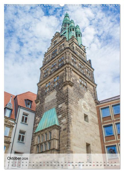 Produktbild: Historisches M&uuml;nster (hochwertiger Premium Wandkalender 2026 DIN A2 hoch), Kunstdruck in Hochglanz