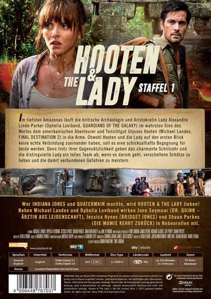 Produktbild: Hooten & The Lady - Staffel 1 [3 DVDs]