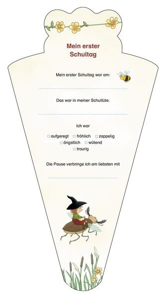 Produktbild: Mein hexig-buntes Schult&uuml;tenbuch mit Petronella Apfelmus