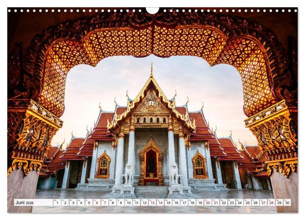 Produktbild: Thailand - Postkarten aus dem Land des L&auml;chelns (Wandkalender 2026 DIN A3 quer), CALVENDO Monatskalender