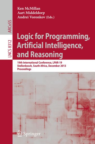 Produktbild: Logic for Programming, Artificial Intelligence, and Reasoning