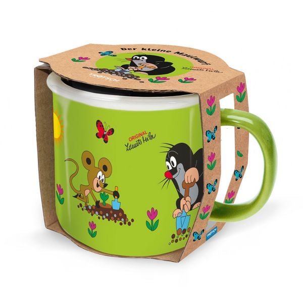 Produktbild: Tr&ouml;tsch Der kleine Maulwurf Tasse Porzellantasse Gartenfreunde