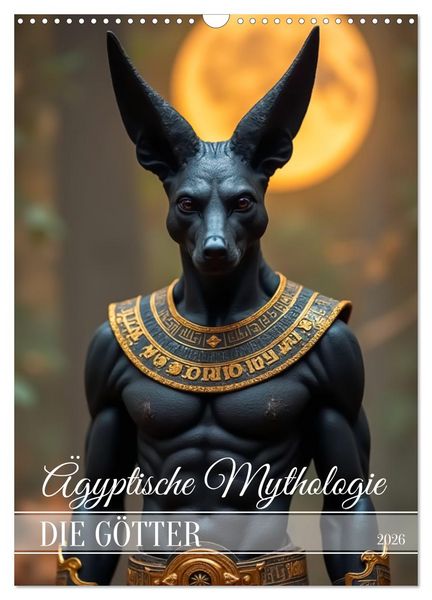 Produktbild: &Auml;gyptische Mythologie - G&ouml;tter, Helden und Monster (Wandkalender 2026 DIN A3 hoch), CALVENDO Monatskalender