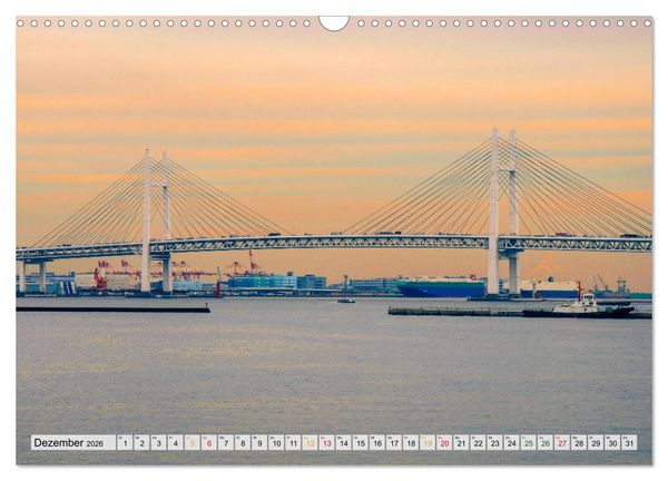 Produktbild: Japan - Tokio, Yokohama, Nagasaki (Wandkalender 2026 DIN A3 quer), CALVENDO Monatskalender