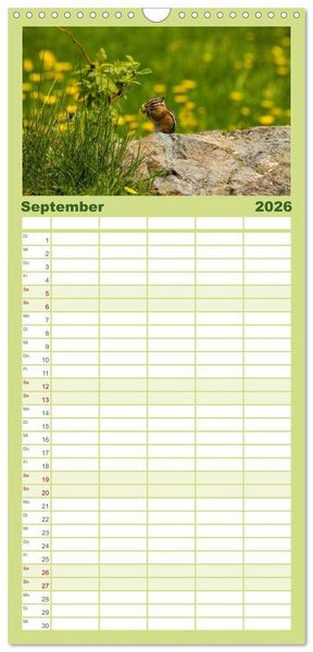 Produktbild: Familienplaner 2026 - Oh Canada... mit 5 Spalten (Wandkalender, 21 x 45 cm) CALVENDO
