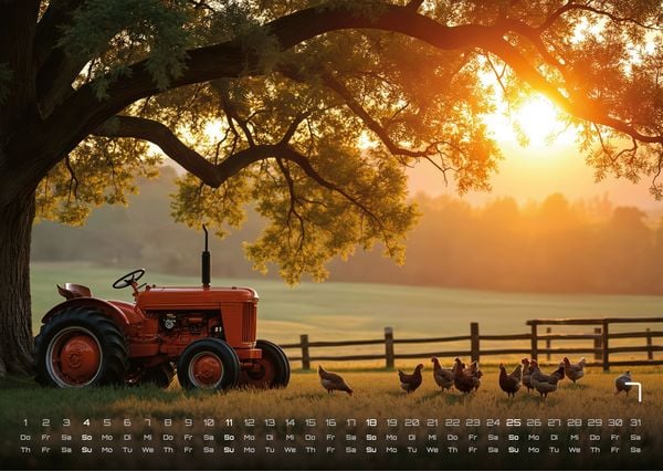 Produktbild: Landmaschinen - Traktor - 2027 - Kalender DIN A3