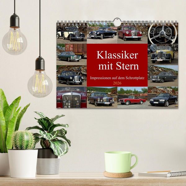 Produktbild: Klassiker mit Stern (Wandkalender 2026 DIN A4 quer), CALVENDO Monatskalender