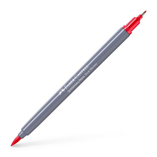 Produktbild: Faber-Castell Tuschestift Dual Marker brilliant red