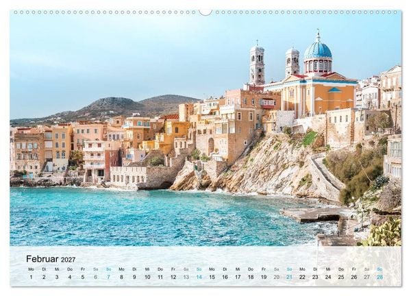 Produktbild: Griechenland - Inselparadies in Europa (Wandkalender 2027 DIN A2 quer), CALVENDO Monatskalender
