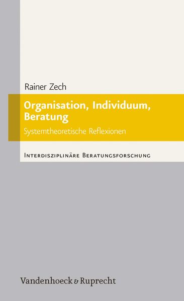 Produktbild: Organisation, Individuum, Beratung