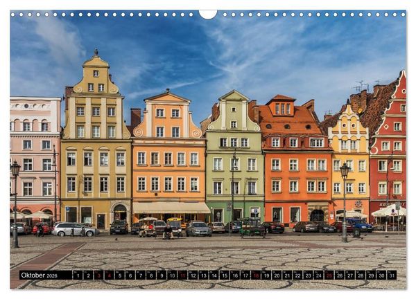 Produktbild: Ein Wochenende in Breslau (Wandkalender 2026 DIN A3 quer), CALVENDO Monatskalender