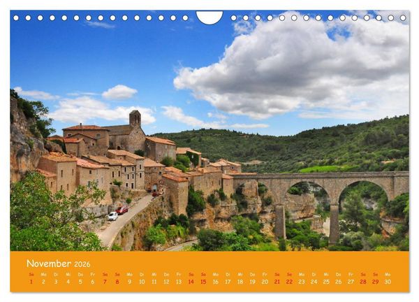 Produktbild: Quer durch S&uuml;dfrankreich (Wandkalender 2026 DIN A4 quer), CALVENDO Monatskalender