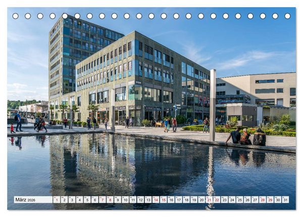 Produktbild: Drei Fl&uuml;sse Stadt Passau (Tischkalender 2026 DIN A5 quer), CALVENDO Monatskalender