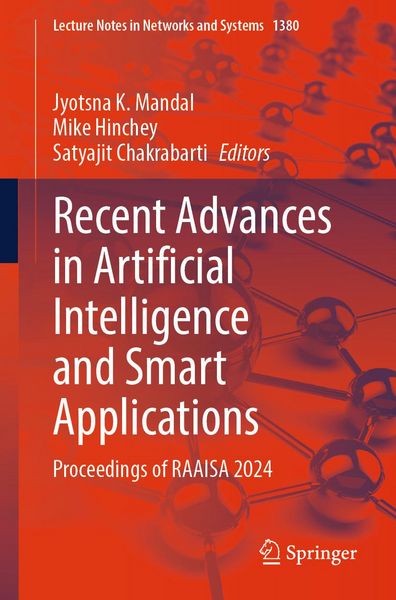 Produktbild: Recent Advances in Artificial Intelligence and Smart Applications