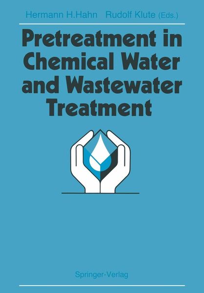 Produktbild: Pretreatment in Chemical Water and Wastewater Treatment