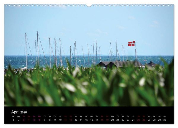 Produktbild: Segelsommer - D&auml;nische S&uuml;dsee (Wandkalender 2026 DIN A2 quer), CALVENDO Monatskalender