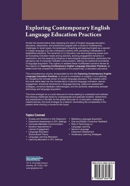 Produktbild: Exploring Contemporary English Language Education Practices
