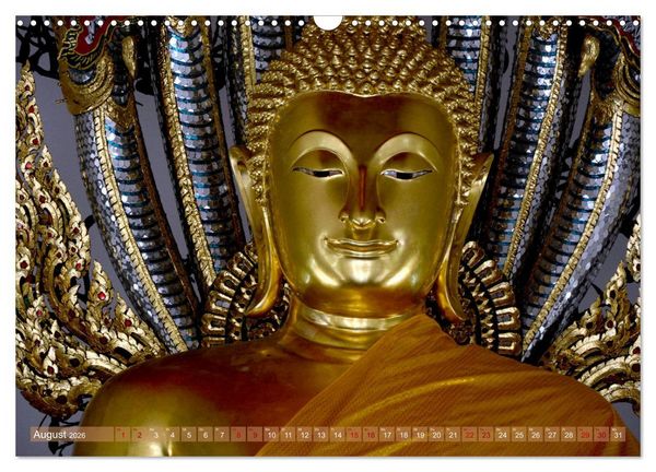 Produktbild: Buddha - Die Kraft des L&auml;chelns (Ralf Kretschmer) (Wandkalender 2026 DIN A3 quer), CALVENDO Monatskalender