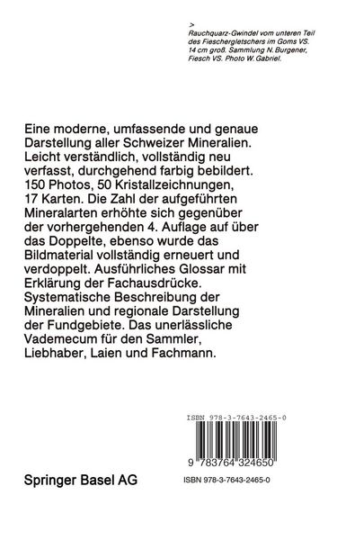 Produktbild: Die Mineralien der Schweiz