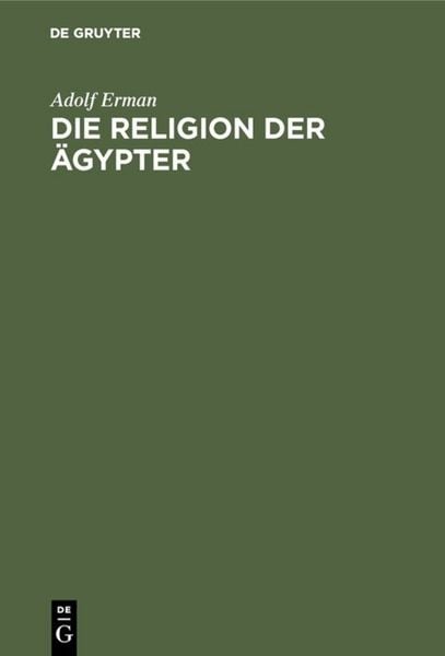 Produktbild: Die Religion der &Auml;gypter
