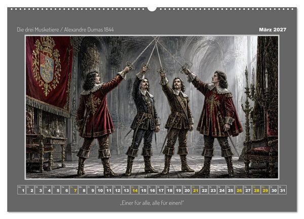 Produktbild: Klassiker des Abenteuers (hochwertiger Premium Wandkalender 2027 DIN A2 quer), Kunstdruck in Hochglanz