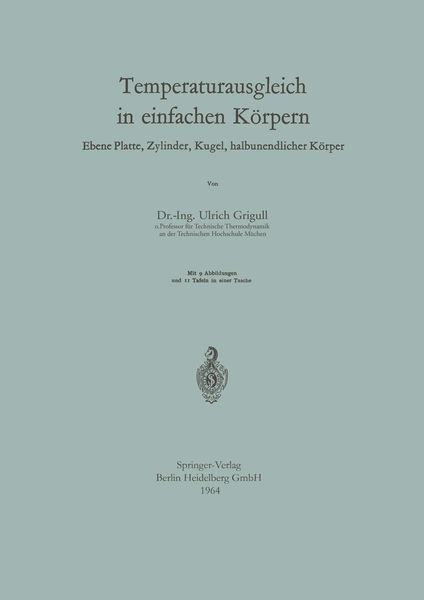 Produktbild: Temperaturausgleich in einfachen K&ouml;rpern