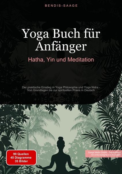 Yoga Buch für Anfänger: Hatha, Yin und Meditation, Taschenbuch von Bendis A. I. Saage-Deutschland, Tredition, 978-3-384-53402-6