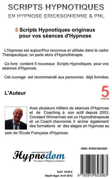 Produktbild: Scripts hypnotiques en hypnose ericksonienne et PNL N°5