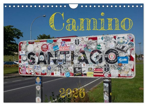 Produktbild: Camino 2026 (Wandkalender 2026 DIN A4 quer), CALVENDO Monatskalender